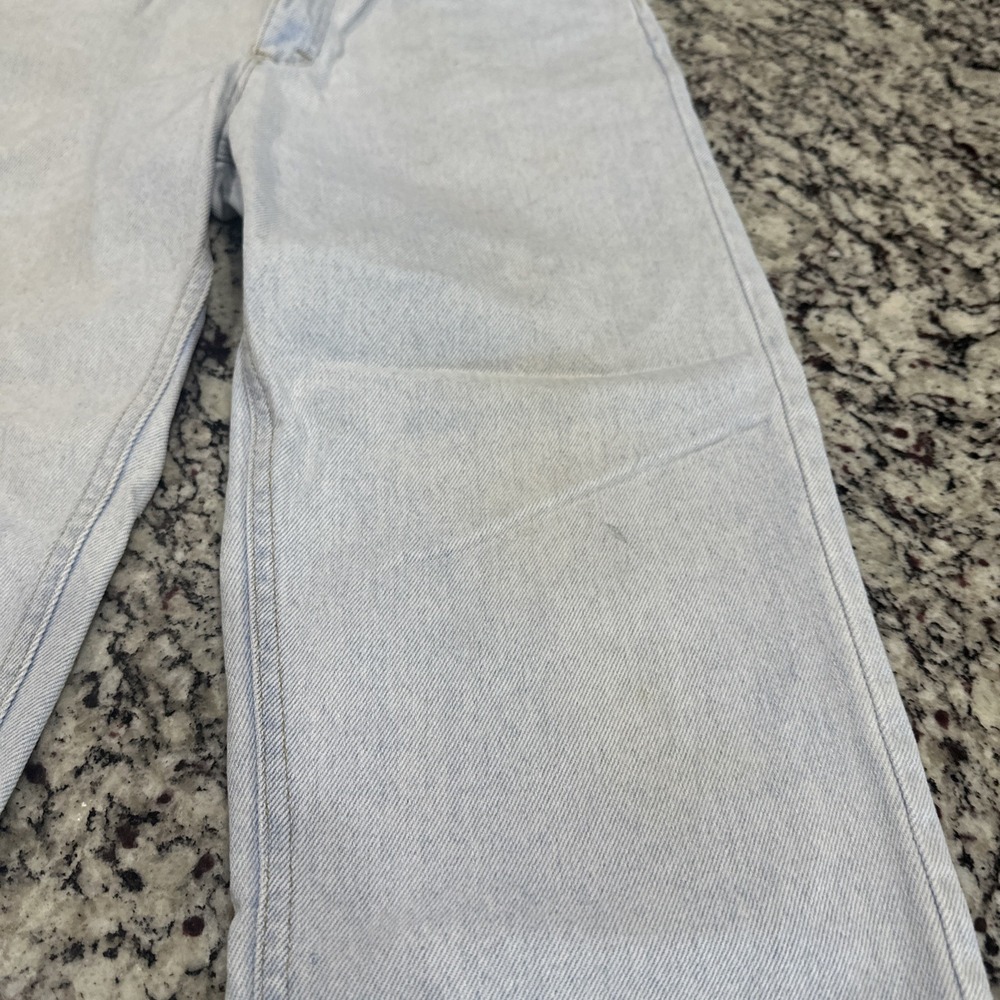 VTG 80s Mr. Lee Denim Mom Jeans Light Wash High Waist USA 32x28 - Picture 6 of 11
